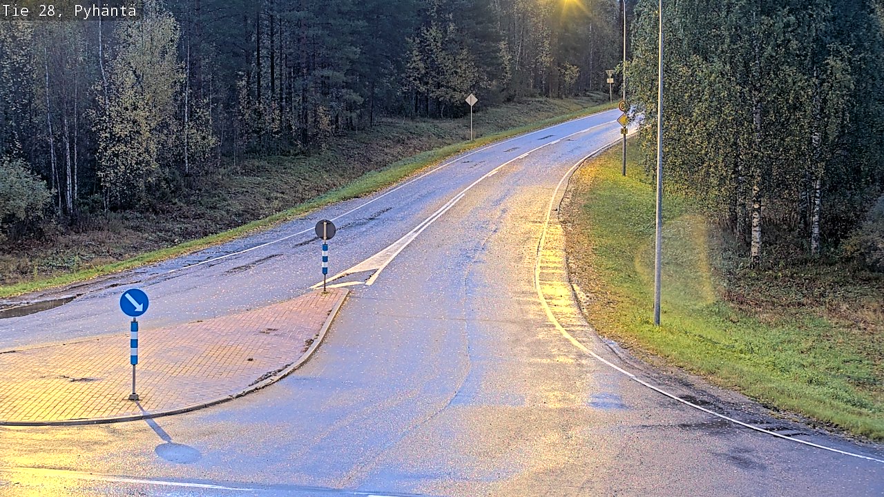 Kelikamerat Kuva Tie 28 Pyhäntä, Pyhäntä, Pohjois-Pohjanmaa