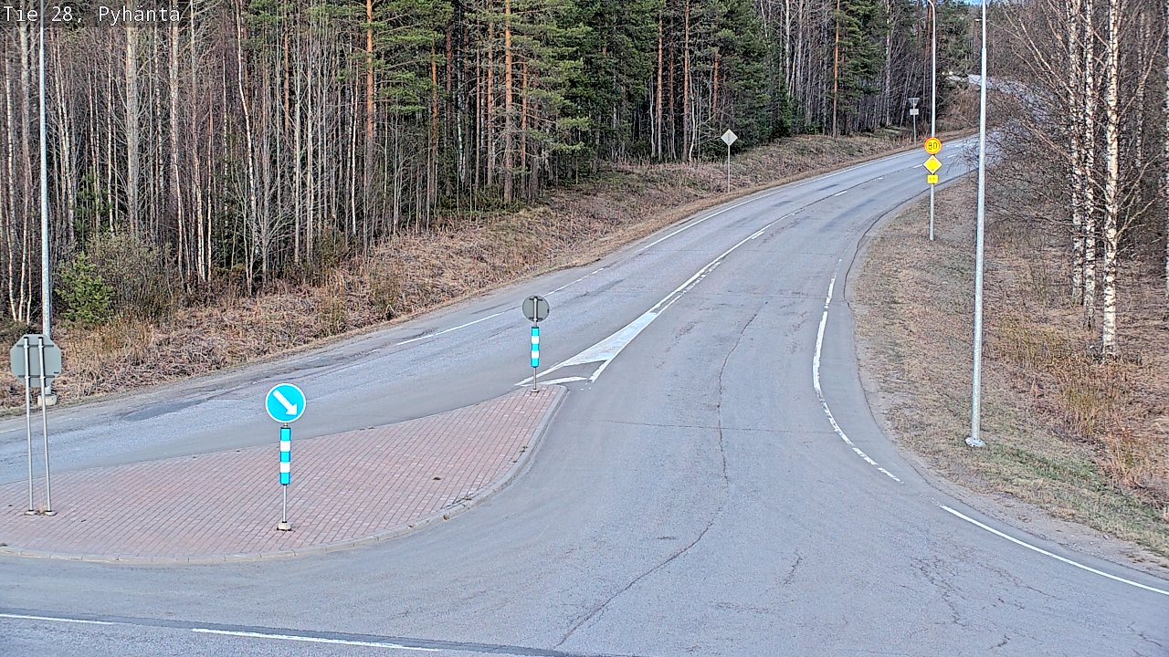 Kelikamerat Kuva Tie 28 Pyhäntä, Pyhäntä, Pohjois-Pohjanmaa