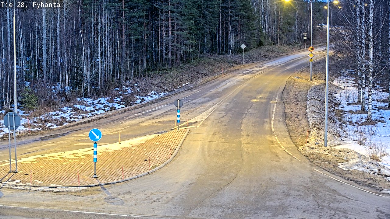 Kelikamerat Kuva Tie 28 Pyhäntä, Pyhäntä, Pohjois-Pohjanmaa