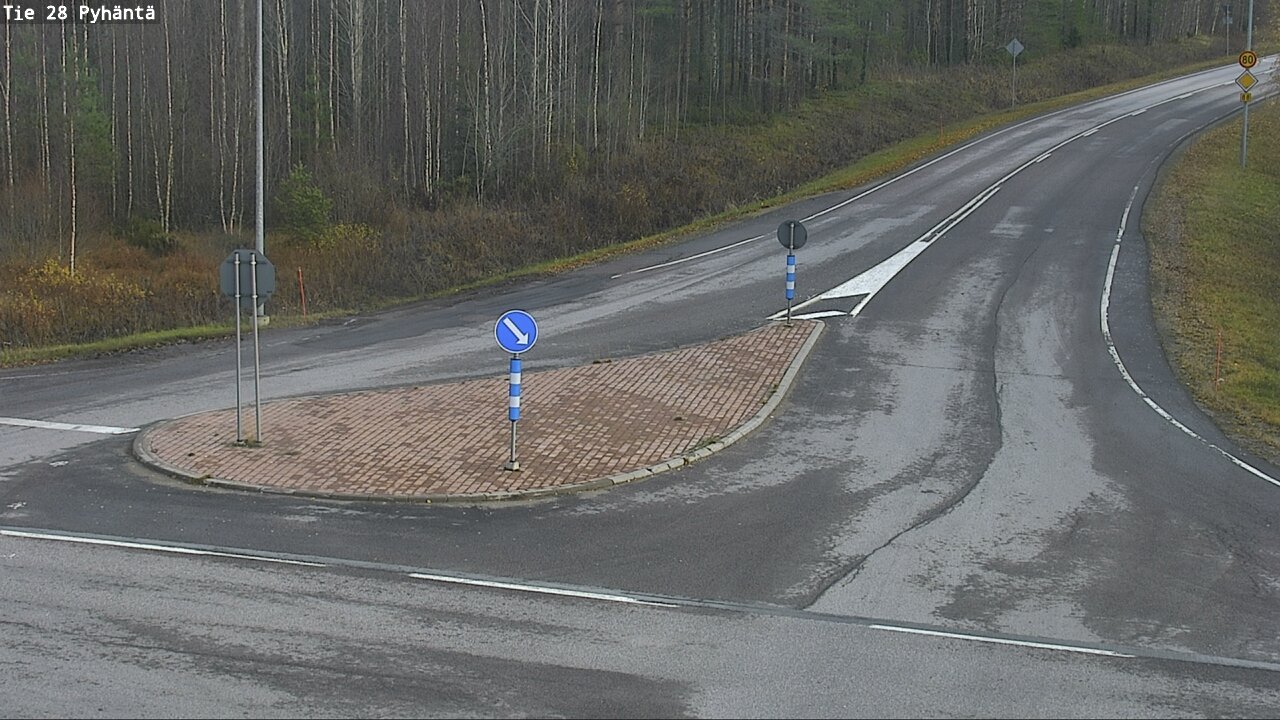 Kelikamerat Kuva Tie 28 Pyhäntä, Pyhäntä, Pohjois-Pohjanmaa
