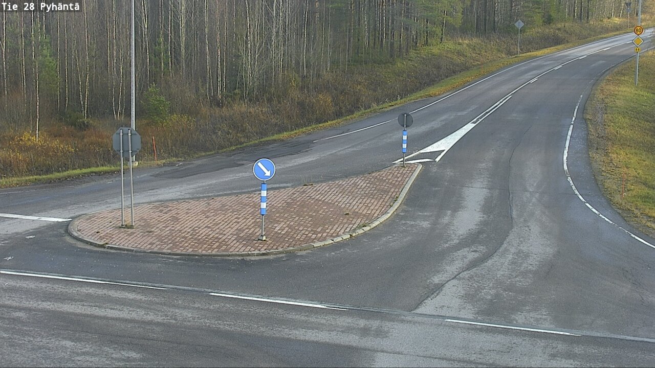 Kelikamerat Kuva Tie 28 Pyhäntä, Pyhäntä, Pohjois-Pohjanmaa