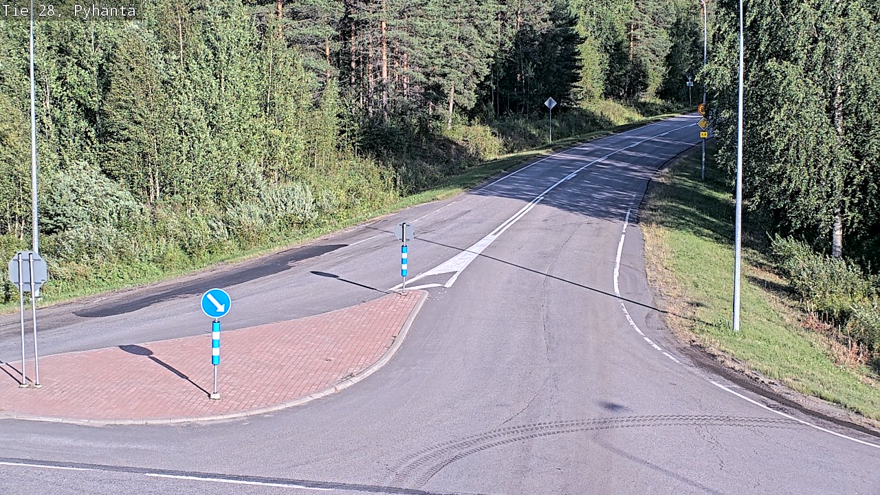 Kelikamerat Kuva Tie 28 Pyhäntä, Pyhäntä, Pohjois-Pohjanmaa