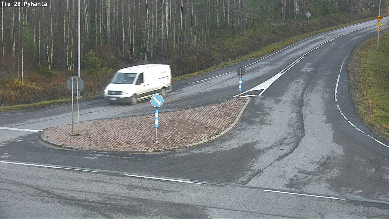 Kelikamerat Kuva Tie 28 Pyhäntä, Pyhäntä, Pohjois-Pohjanmaa