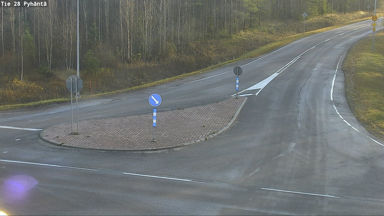 Kelikamerat Kuva Tie 28 Pyhäntä, Pyhäntä, Pohjois-Pohjanmaa