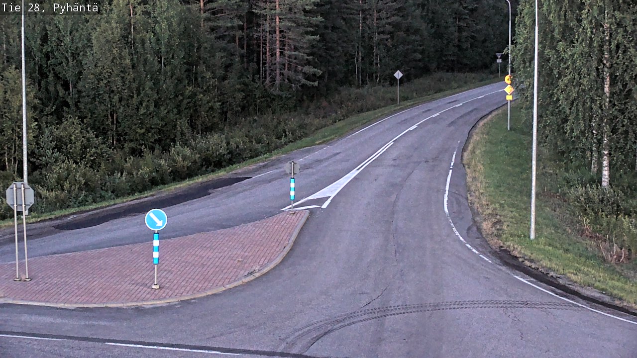 Kelikamerat Kuva Tie 28 Pyhäntä, Pyhäntä, Pohjois-Pohjanmaa