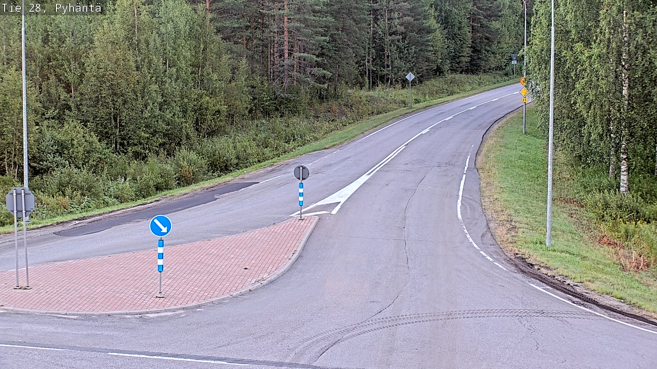 Kelikamerat Kuva Tie 28 Pyhäntä, Pyhäntä, Pohjois-Pohjanmaa