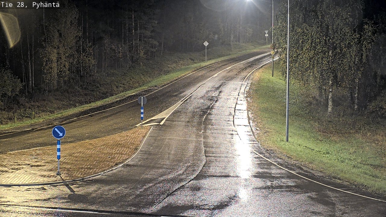 Kelikamerat Kuva Tie 28 Pyhäntä, Pyhäntä, Pohjois-Pohjanmaa