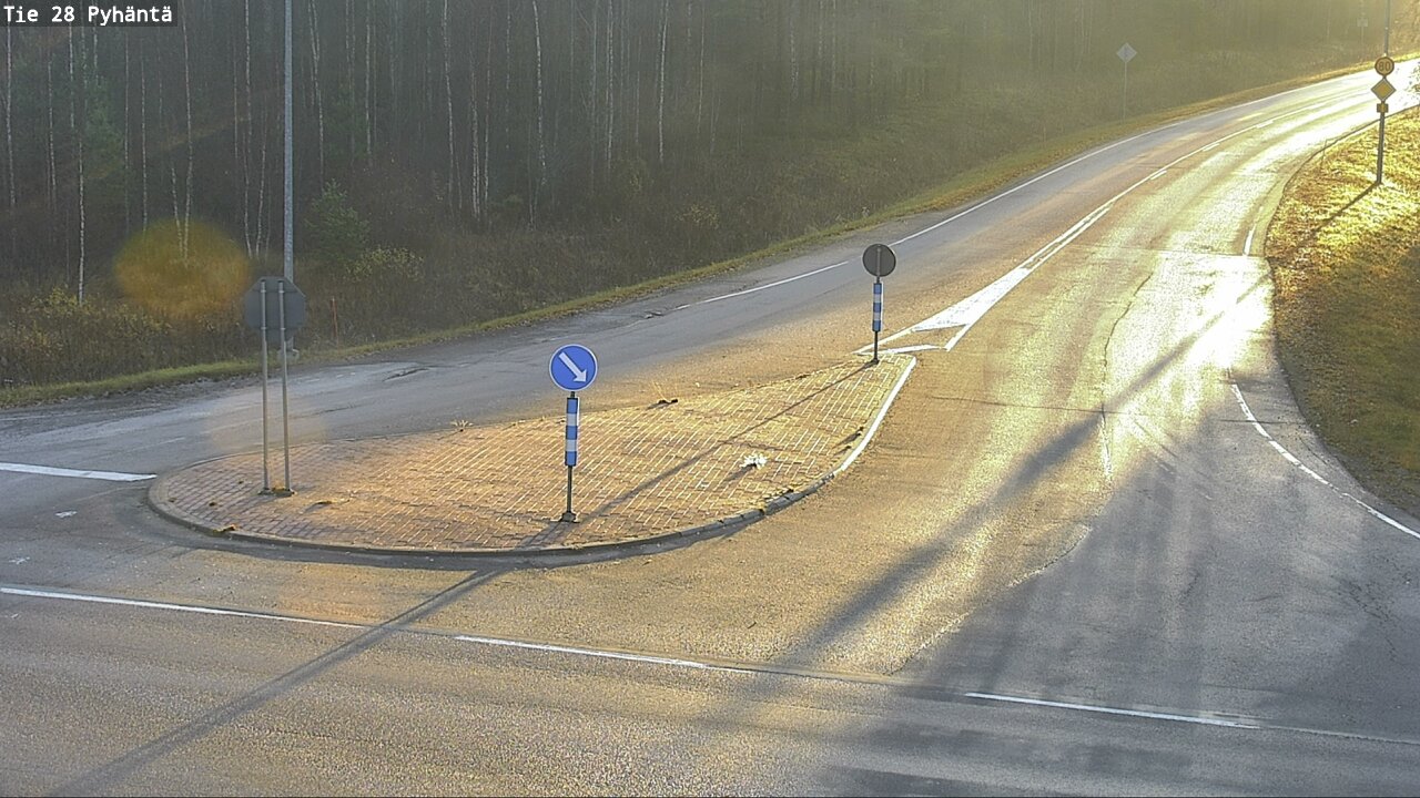 Kelikamerat Kuva Tie 28 Pyhäntä, Pyhäntä, Pohjois-Pohjanmaa