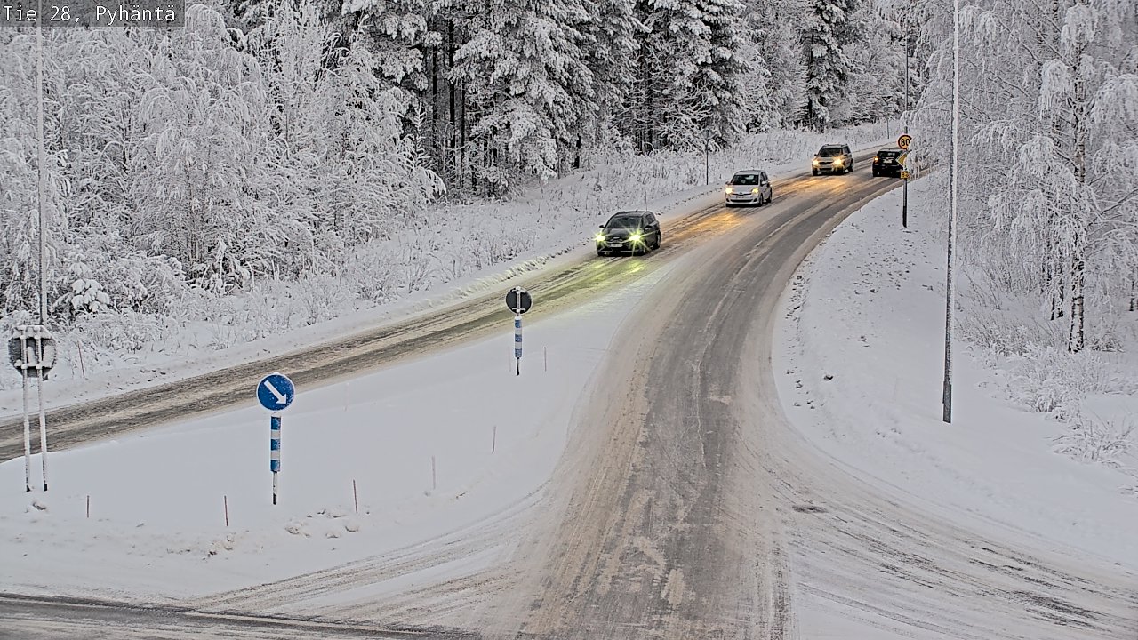 Kelikamerat Kuva Tie 28 Pyhäntä, Pyhäntä, Pohjois-Pohjanmaa