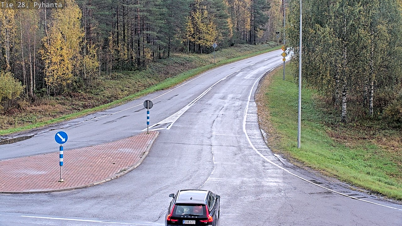 Kelikamerat Kuva Tie 28 Pyhäntä, Pyhäntä, Pohjois-Pohjanmaa