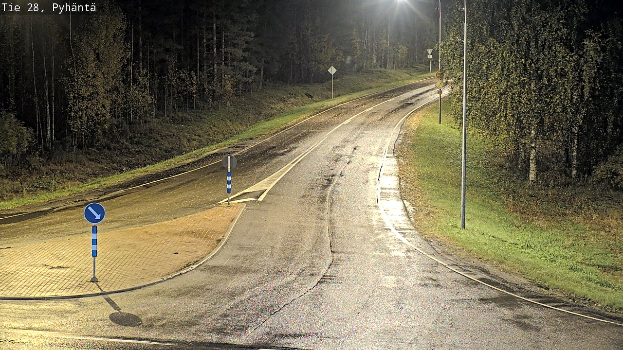Kelikamerat Kuva Tie 28 Pyhäntä, Pyhäntä, Pohjois-Pohjanmaa