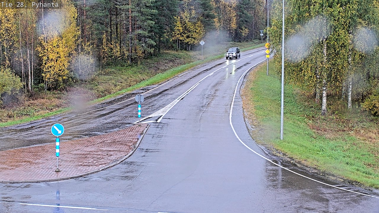 Kelikamerat Kuva Tie 28 Pyhäntä, Pyhäntä, Pohjois-Pohjanmaa