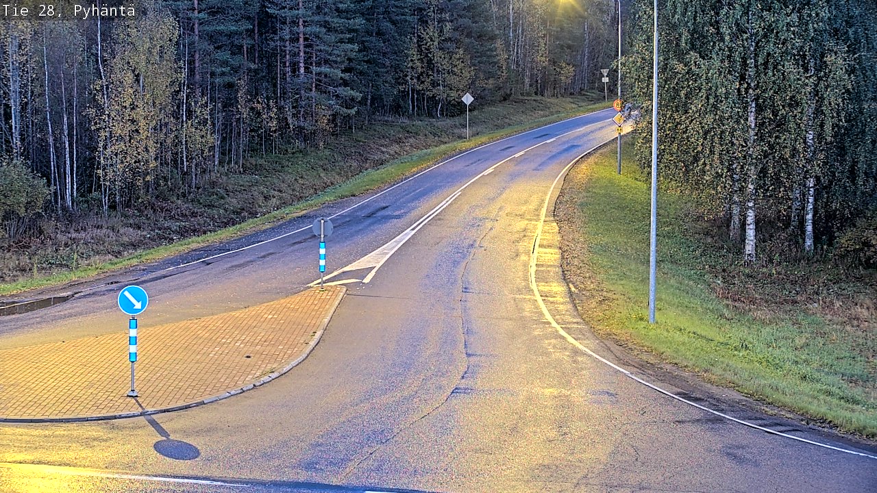 Kelikamerat Kuva Tie 28 Pyhäntä, Pyhäntä, Pohjois-Pohjanmaa