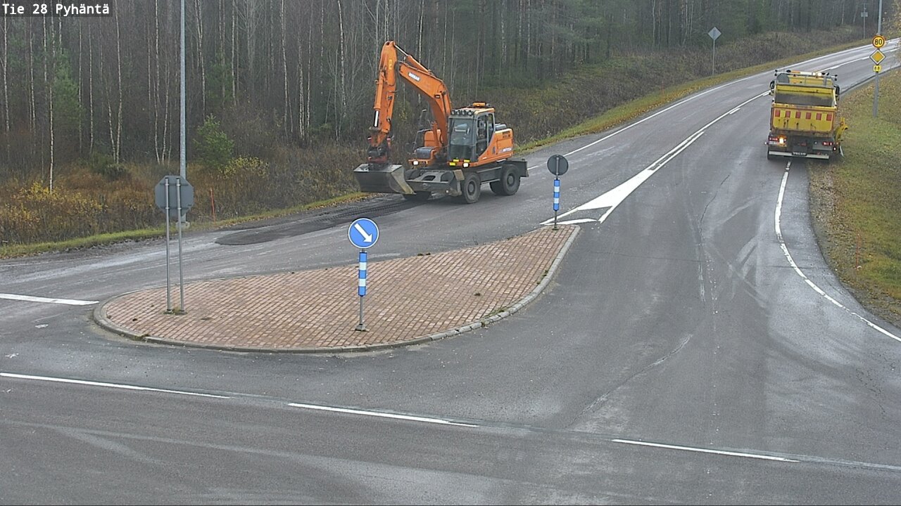 Kelikamerat Kuva Tie 28 Pyhäntä, Pyhäntä, Pohjois-Pohjanmaa