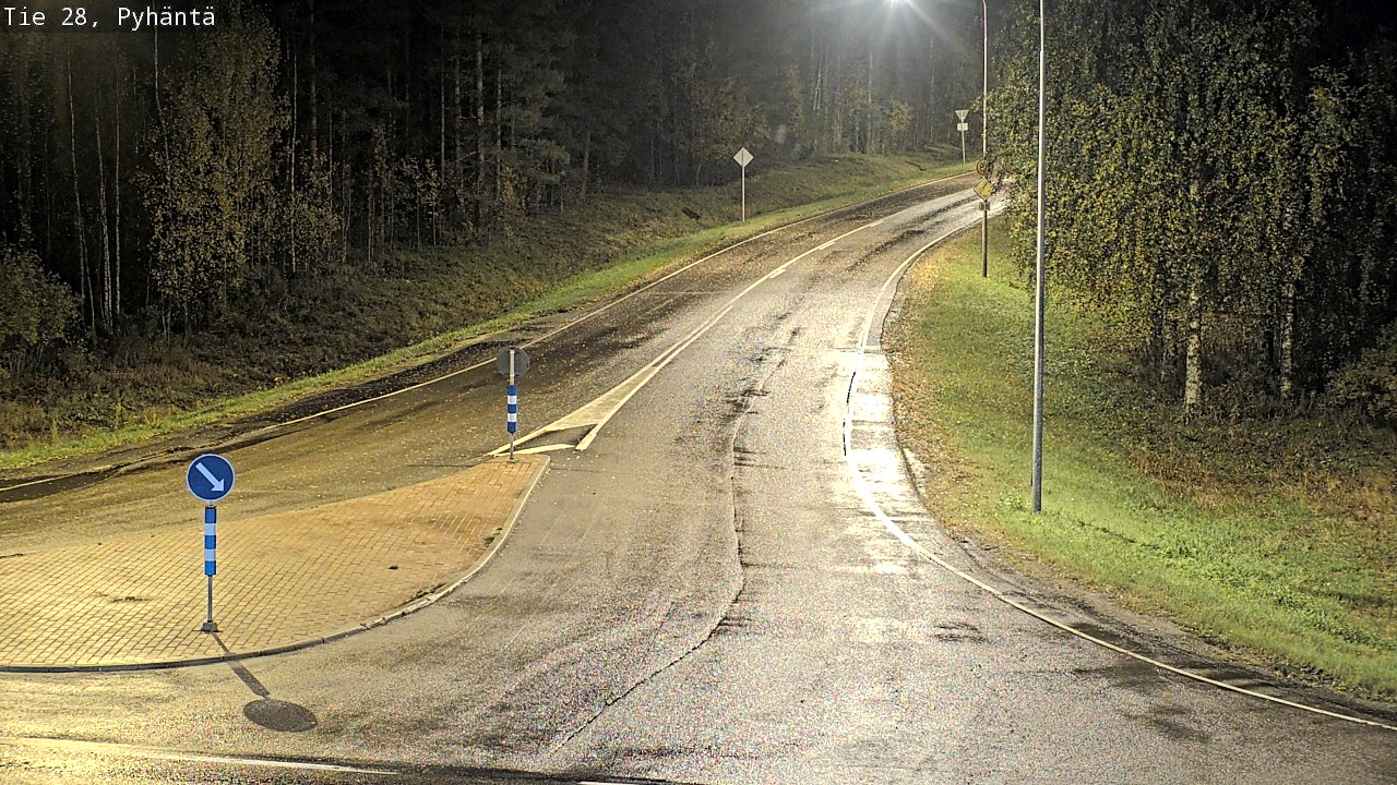 Kelikamerat Kuva Tie 28 Pyhäntä, Pyhäntä, Pohjois-Pohjanmaa