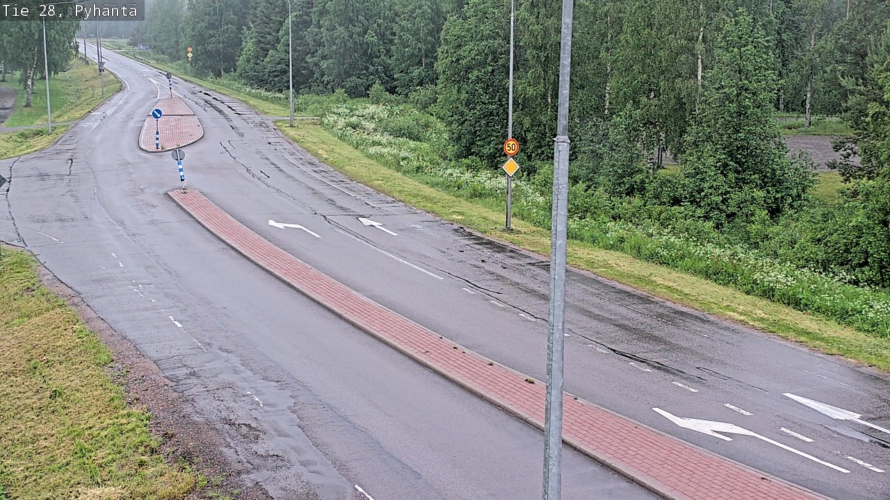 Kelikamerat Kuva Tie 28 Pyhäntä, Pyhäntä, Pohjois-Pohjanmaa