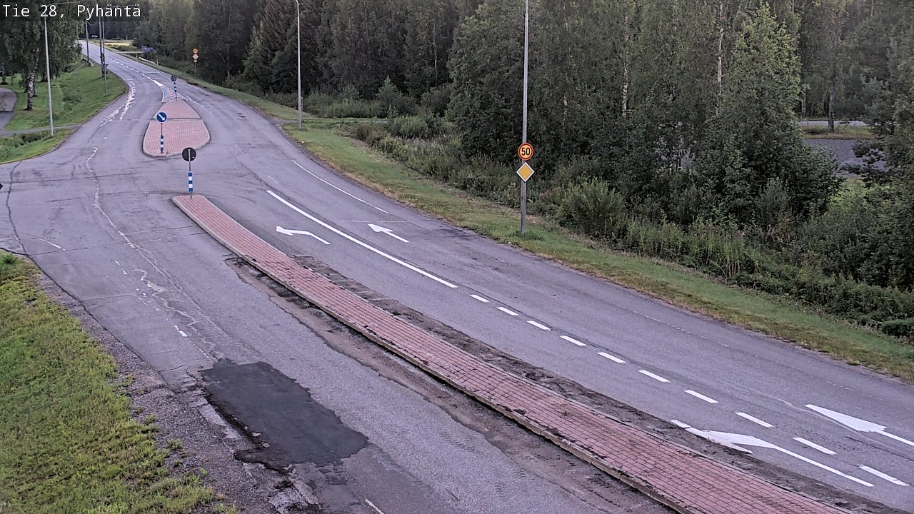 Kelikamerat Kuva Tie 28 Pyhäntä, Pyhäntä, Pohjois-Pohjanmaa