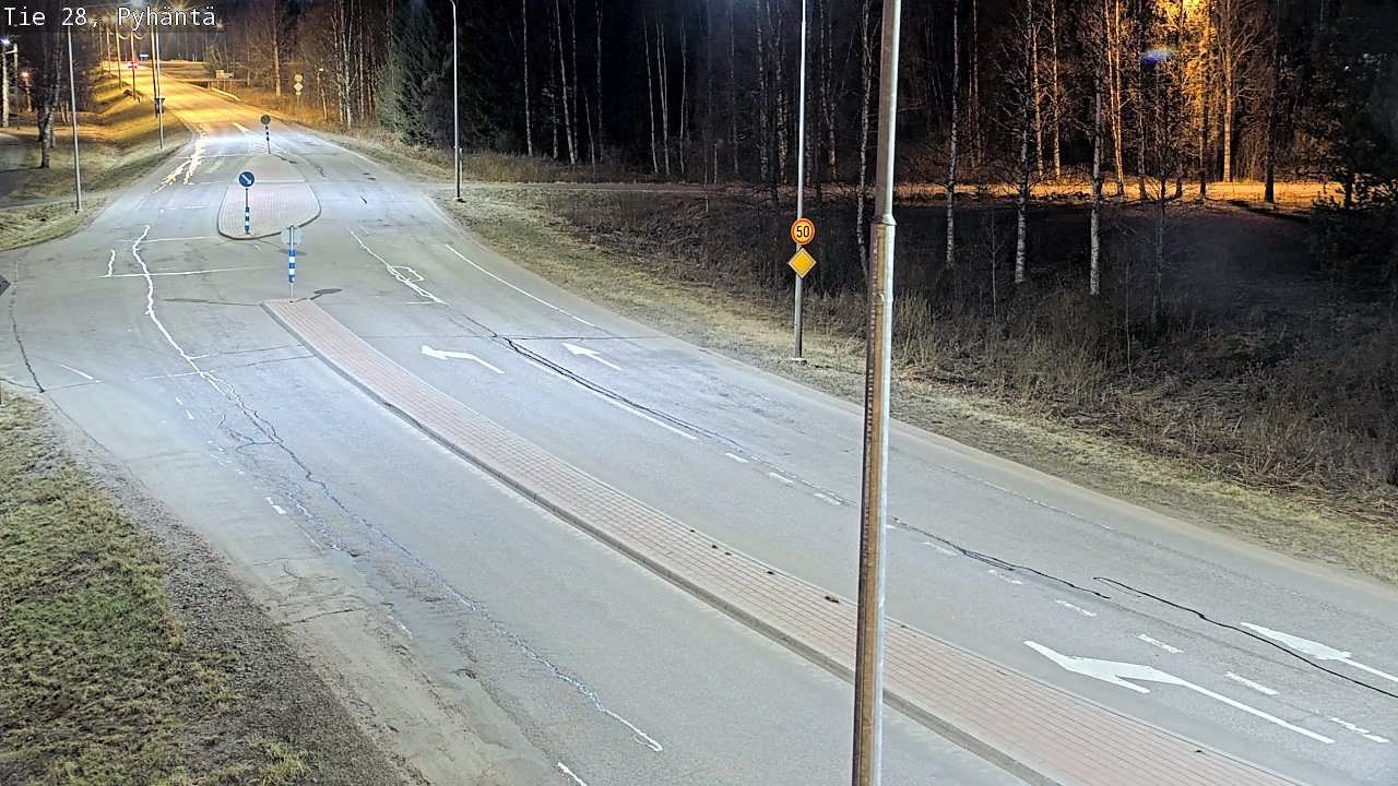 Kelikamerat Kuva Tie 28 Pyhäntä, Pyhäntä, Pohjois-Pohjanmaa