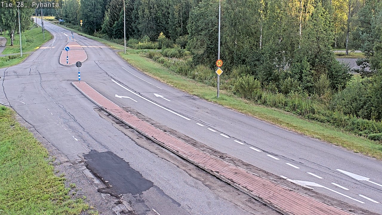 Kelikamerat Kuva Tie 28 Pyhäntä, Pyhäntä, Pohjois-Pohjanmaa