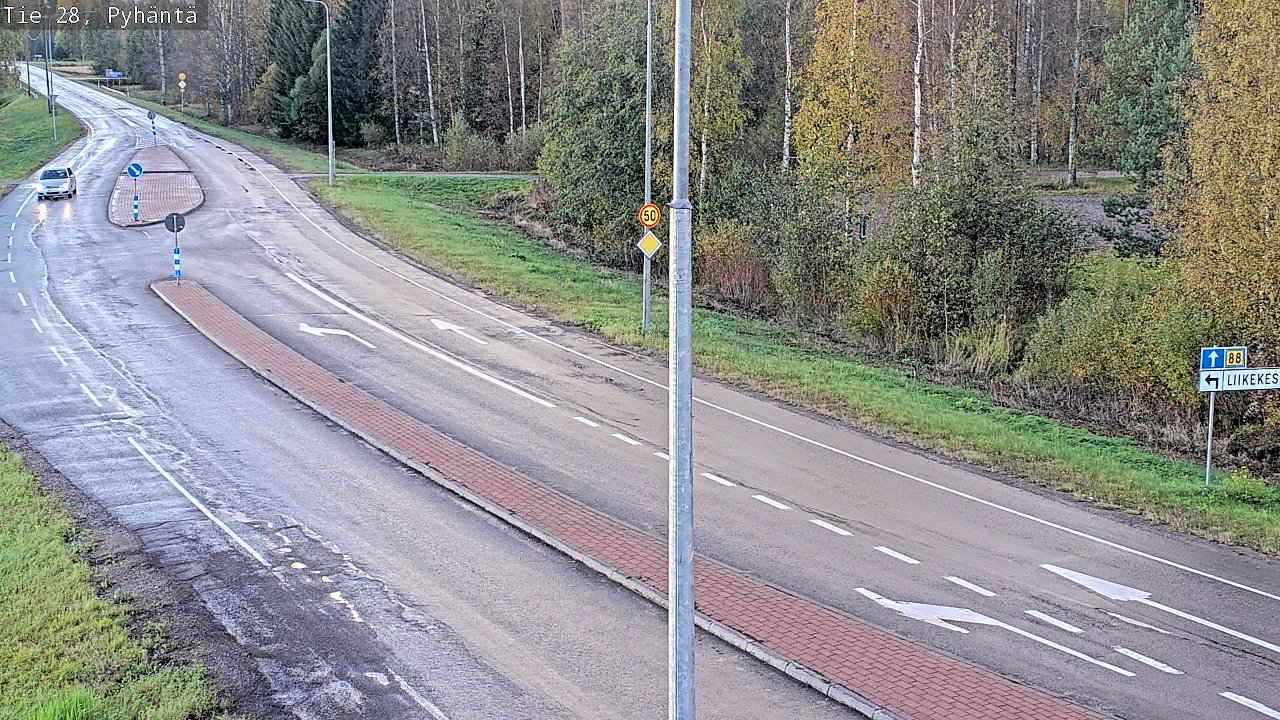 Kelikamerat Kuva Tie 28 Pyhäntä, Pyhäntä, Pohjois-Pohjanmaa