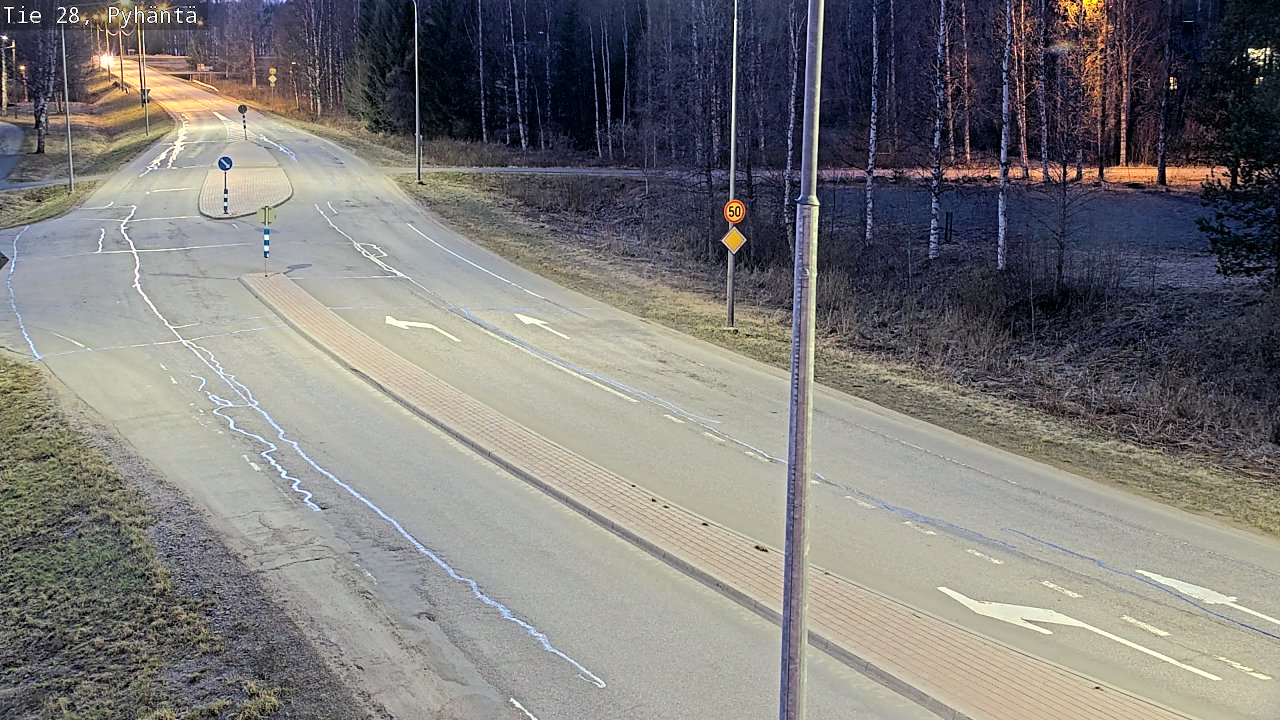 Kelikamerat Kuva Tie 28 Pyhäntä, Pyhäntä, Pohjois-Pohjanmaa
