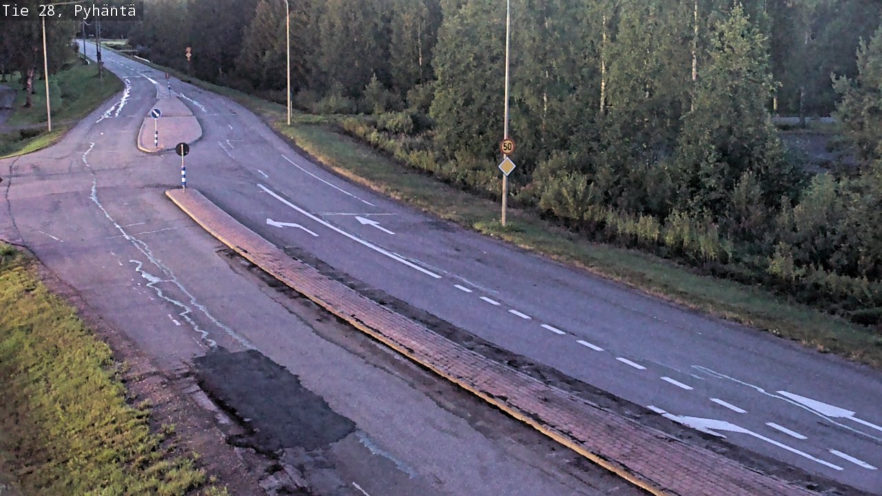 Kelikamerat Kuva Tie 28 Pyhäntä, Pyhäntä, Pohjois-Pohjanmaa