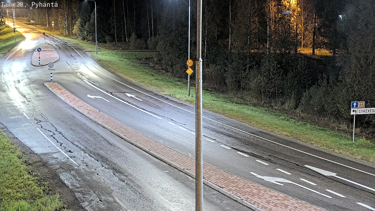 Kelikamerat Kuva Tie 28 Pyhäntä, Pyhäntä, Pohjois-Pohjanmaa