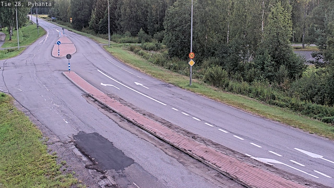 Kelikamerat Kuva Tie 28 Pyhäntä, Pyhäntä, Pohjois-Pohjanmaa