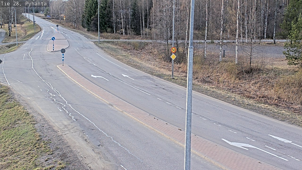Kelikamerat Kuva Tie 28 Pyhäntä, Pyhäntä, Pohjois-Pohjanmaa