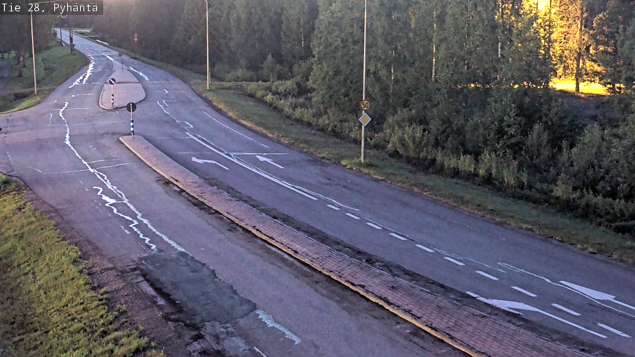 Kelikamerat Kuva Tie 28 Pyhäntä, Pyhäntä, Pohjois-Pohjanmaa