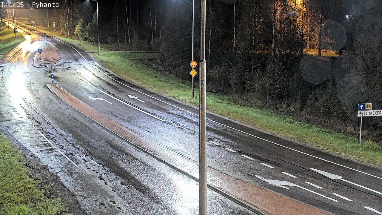 Kelikamerat Kuva Tie 28 Pyhäntä, Pyhäntä, Pohjois-Pohjanmaa