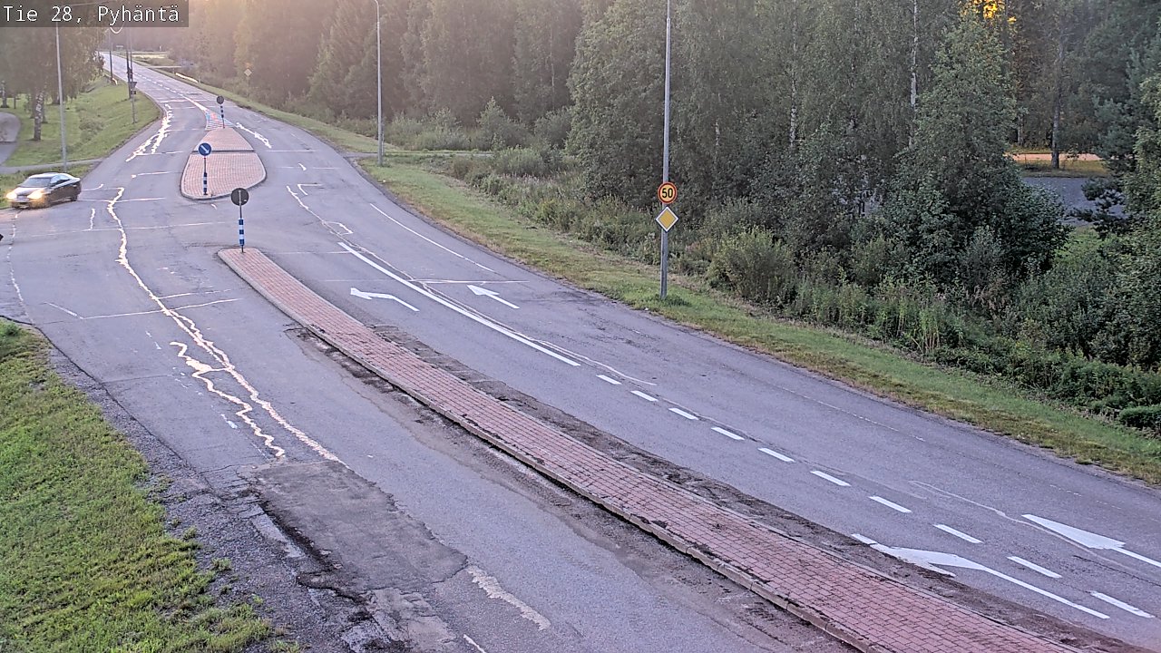 Kelikamerat Kuva Tie 28 Pyhäntä, Pyhäntä, Pohjois-Pohjanmaa