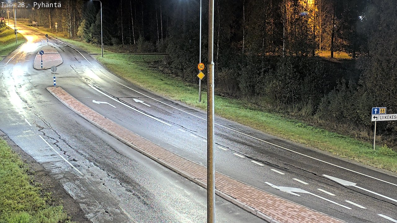Kelikamerat Kuva Tie 28 Pyhäntä, Pyhäntä, Pohjois-Pohjanmaa