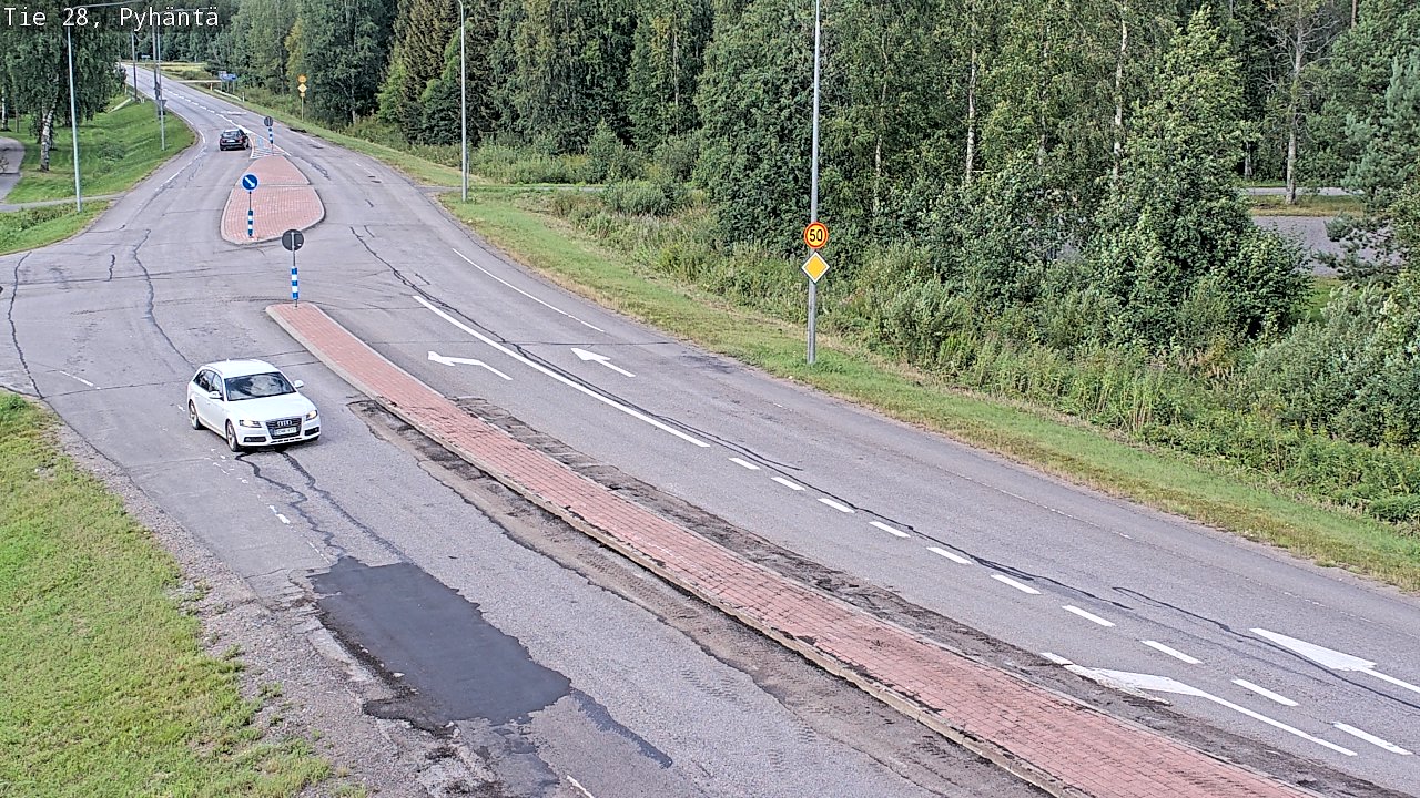 Kelikamerat Kuva Tie 28 Pyhäntä, Pyhäntä, Pohjois-Pohjanmaa