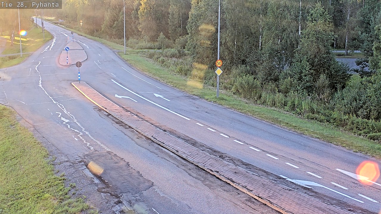 Kelikamerat Kuva Tie 28 Pyhäntä, Pyhäntä, Pohjois-Pohjanmaa