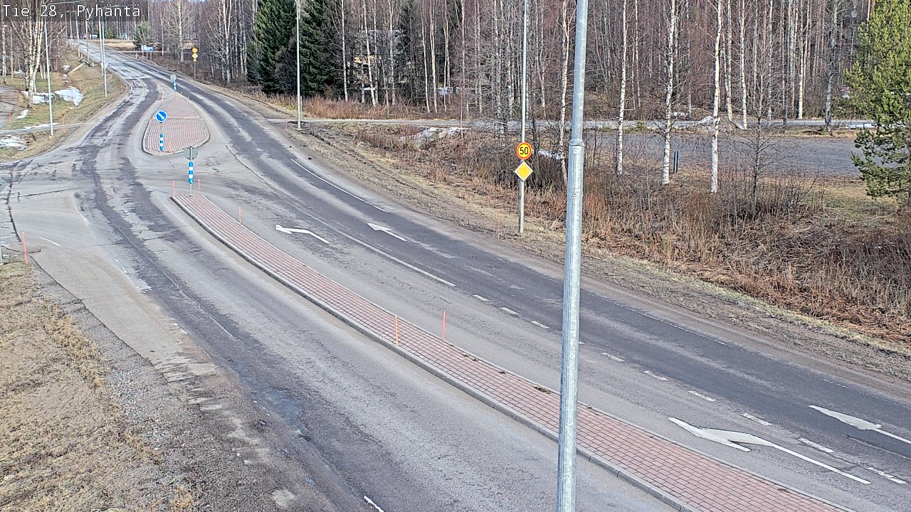 Kelikamerat Kuva Tie 28 Pyhäntä, Pyhäntä, Pohjois-Pohjanmaa