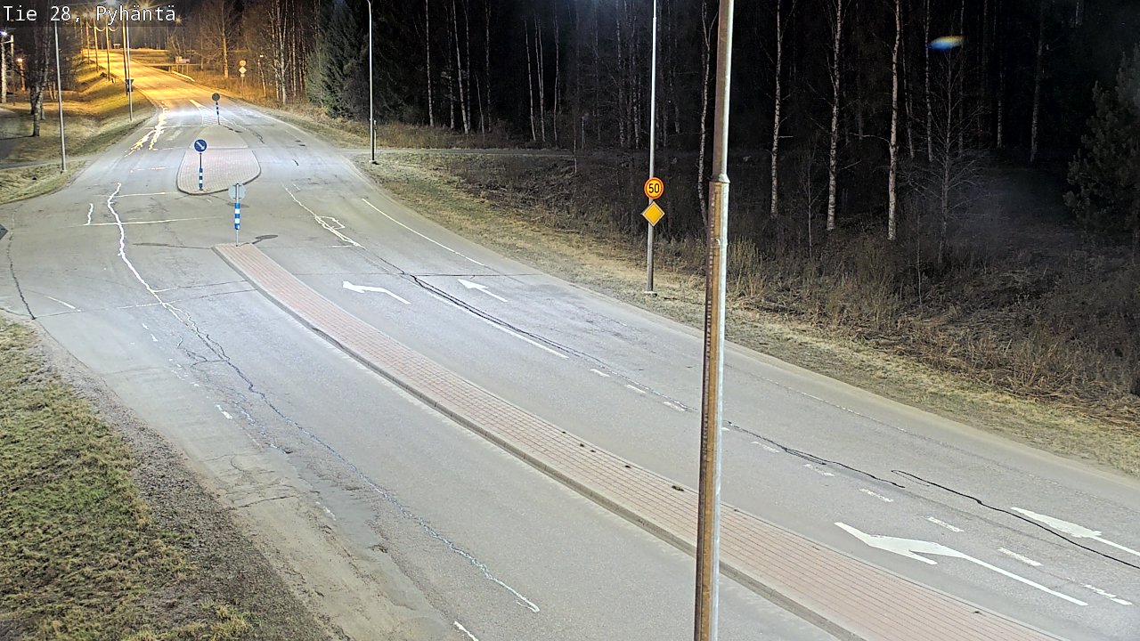 Kelikamerat Kuva Tie 28 Pyhäntä, Pyhäntä, Pohjois-Pohjanmaa