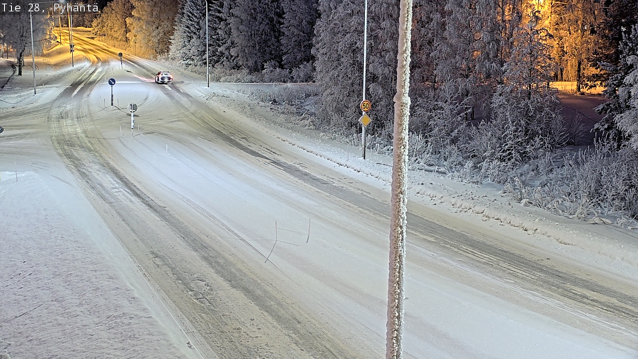 Kelikamerat Kuva Tie 28 Pyhäntä, Pyhäntä, Pohjois-Pohjanmaa