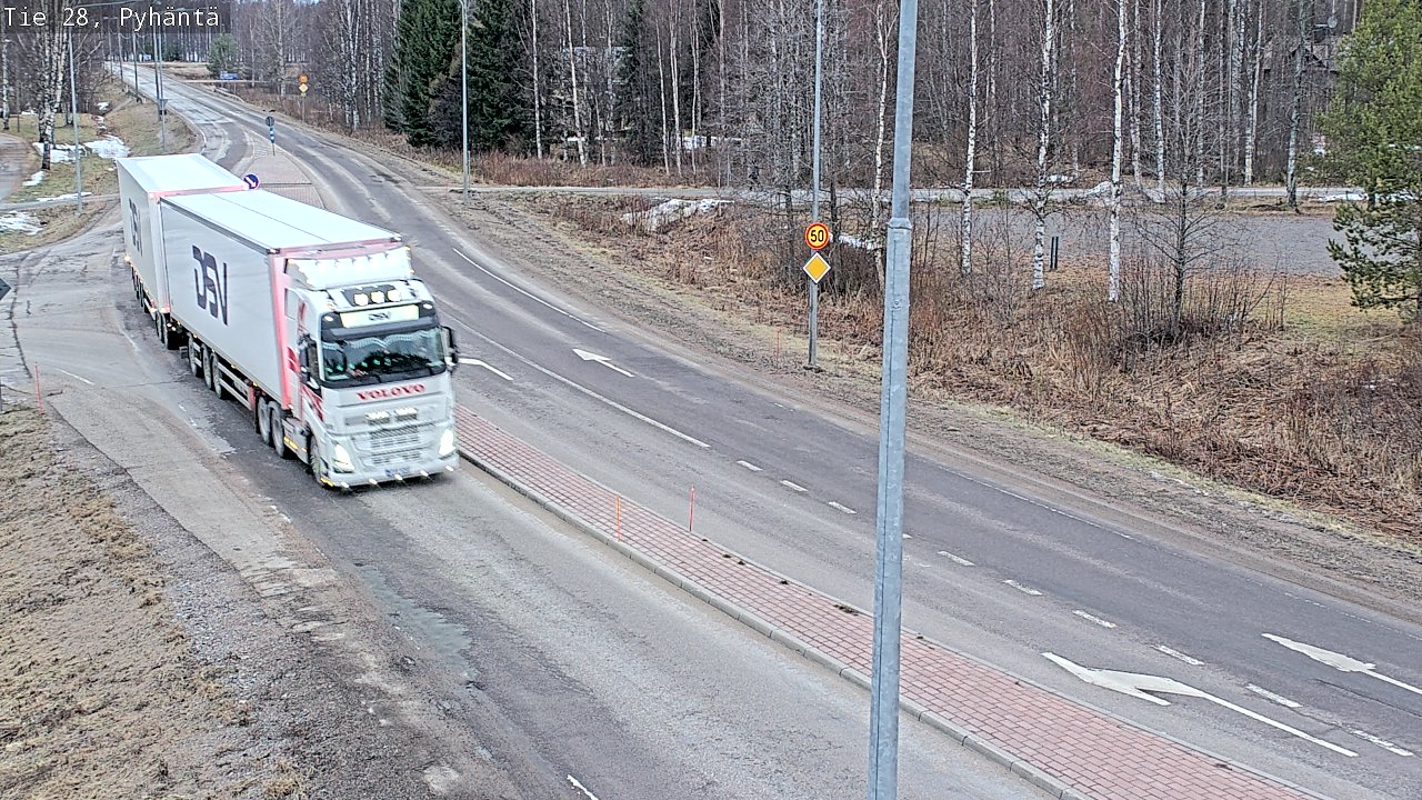 Kelikamerat Kuva Tie 28 Pyhäntä, Pyhäntä, Pohjois-Pohjanmaa