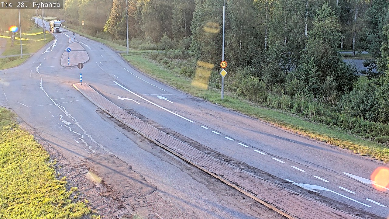 Kelikamerat Kuva Tie 28 Pyhäntä, Pyhäntä, Pohjois-Pohjanmaa