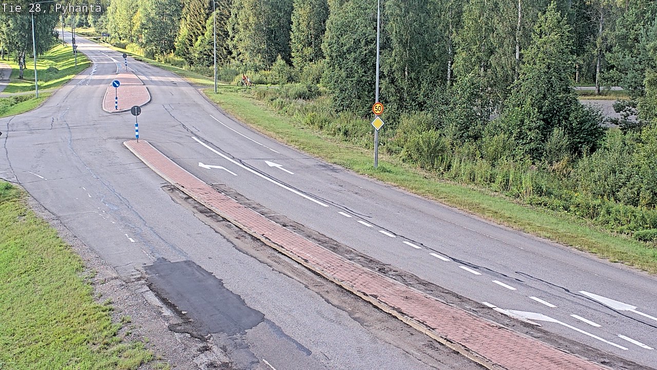 Kelikamerat Kuva Tie 28 Pyhäntä, Pyhäntä, Pohjois-Pohjanmaa