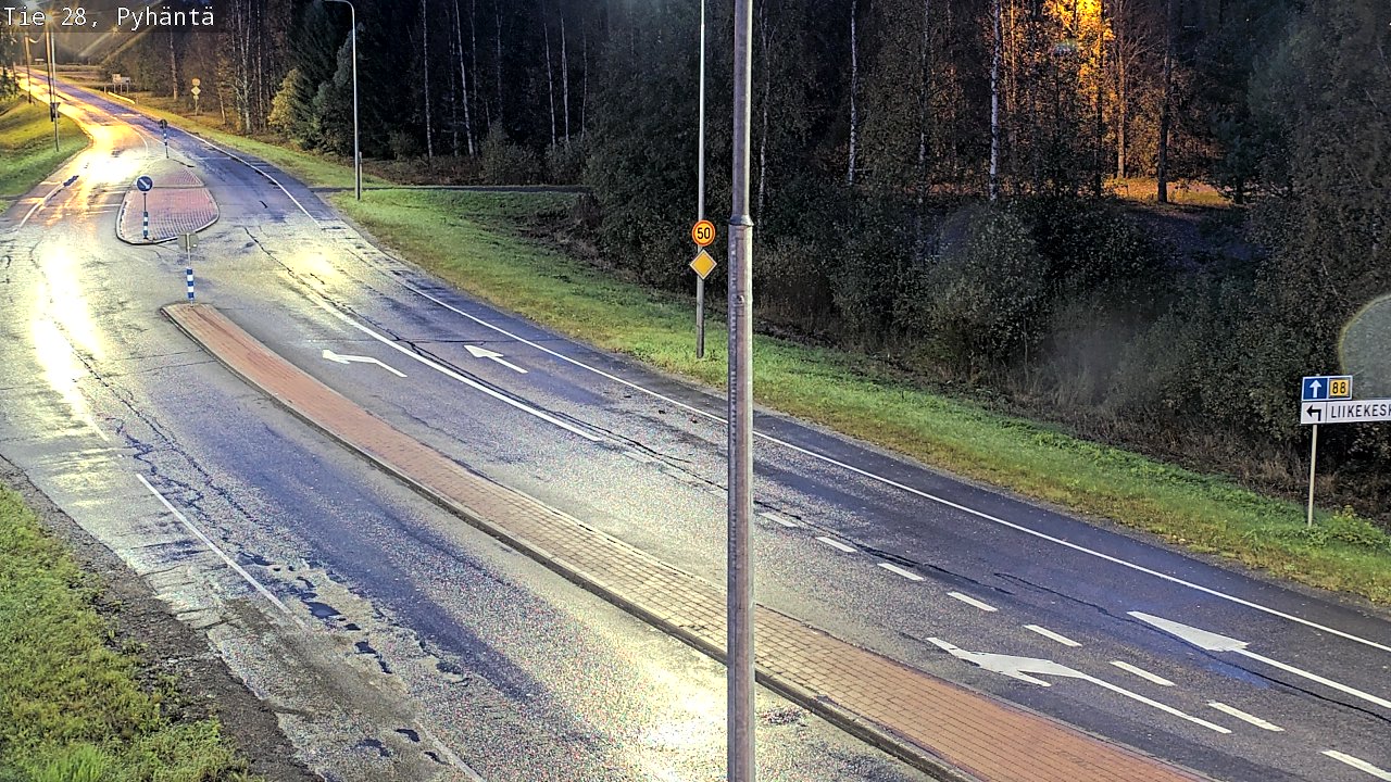 Kelikamerat Kuva Tie 28 Pyhäntä, Pyhäntä, Pohjois-Pohjanmaa