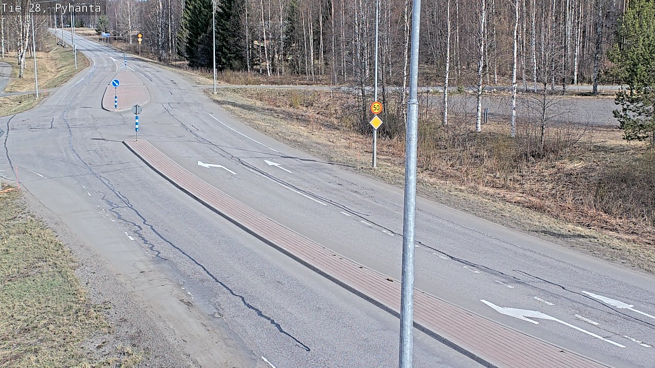 Kelikamerat Kuva Tie 28 Pyhäntä, Pyhäntä, Pohjois-Pohjanmaa