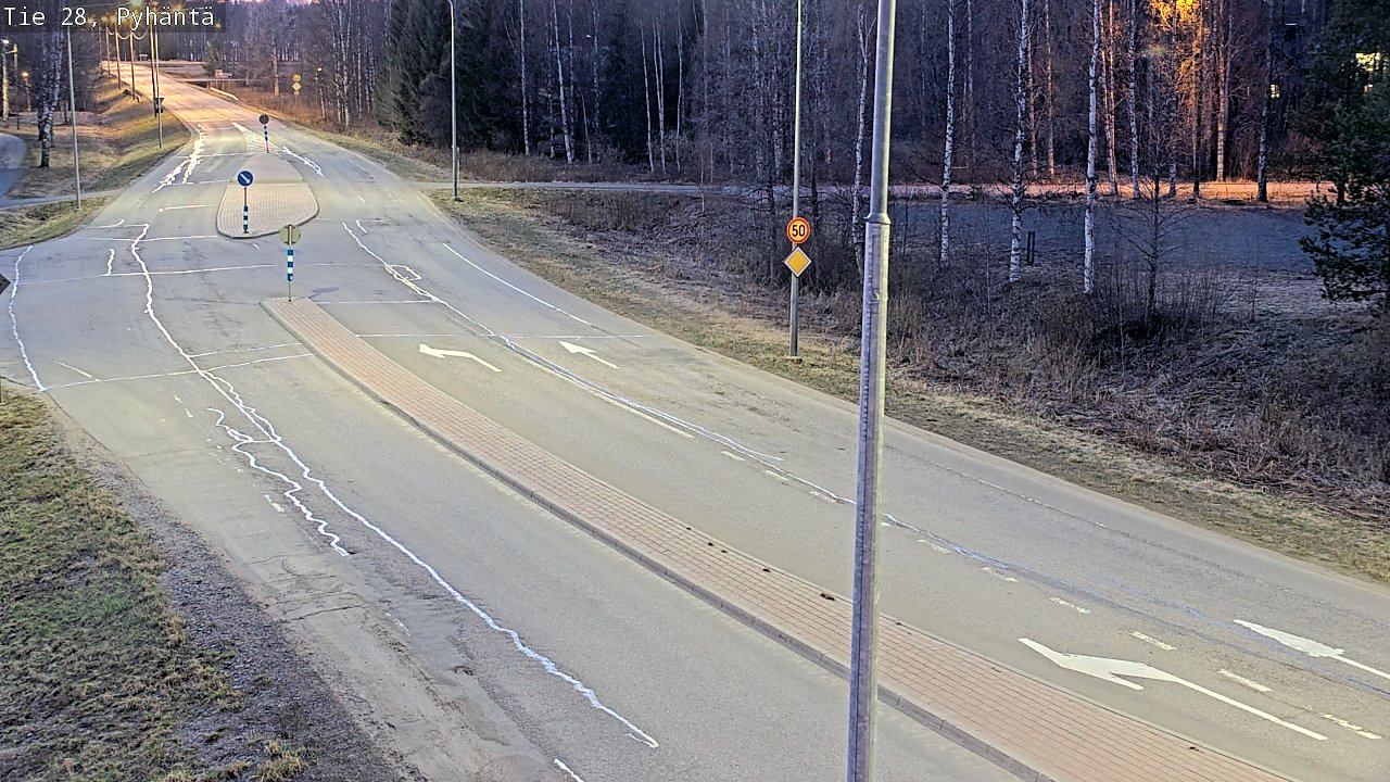 Kelikamerat Kuva Tie 28 Pyhäntä, Pyhäntä, Pohjois-Pohjanmaa
