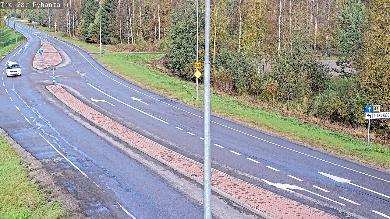 Kelikamerat Kuva Tie 28 Pyhäntä, Pyhäntä, Pohjois-Pohjanmaa
