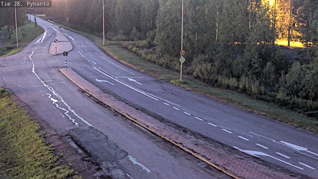 Kelikamerat Kuva Tie 28 Pyhäntä, Pyhäntä, Pohjois-Pohjanmaa