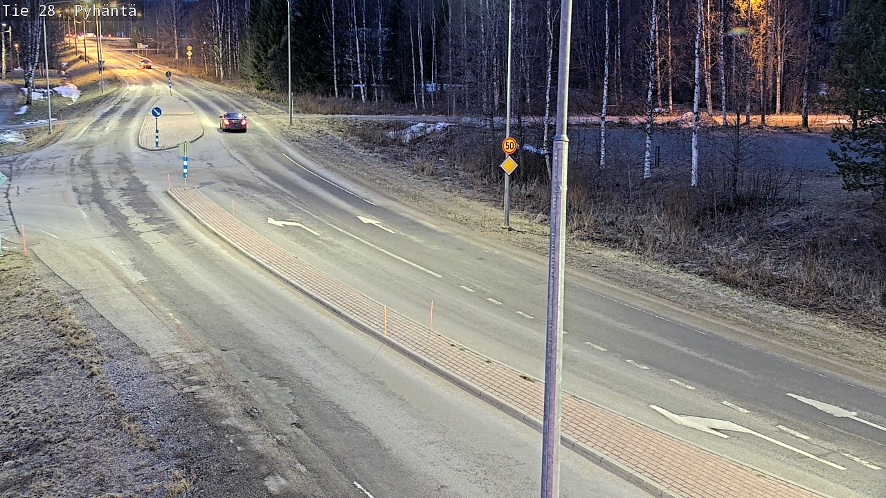 Kelikamerat Kuva Tie 28 Pyhäntä, Pyhäntä, Pohjois-Pohjanmaa