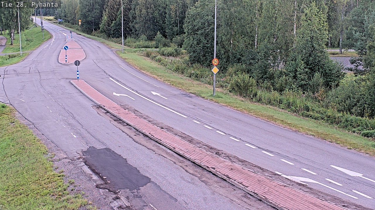 Kelikamerat Kuva Tie 28 Pyhäntä, Pyhäntä, Pohjois-Pohjanmaa