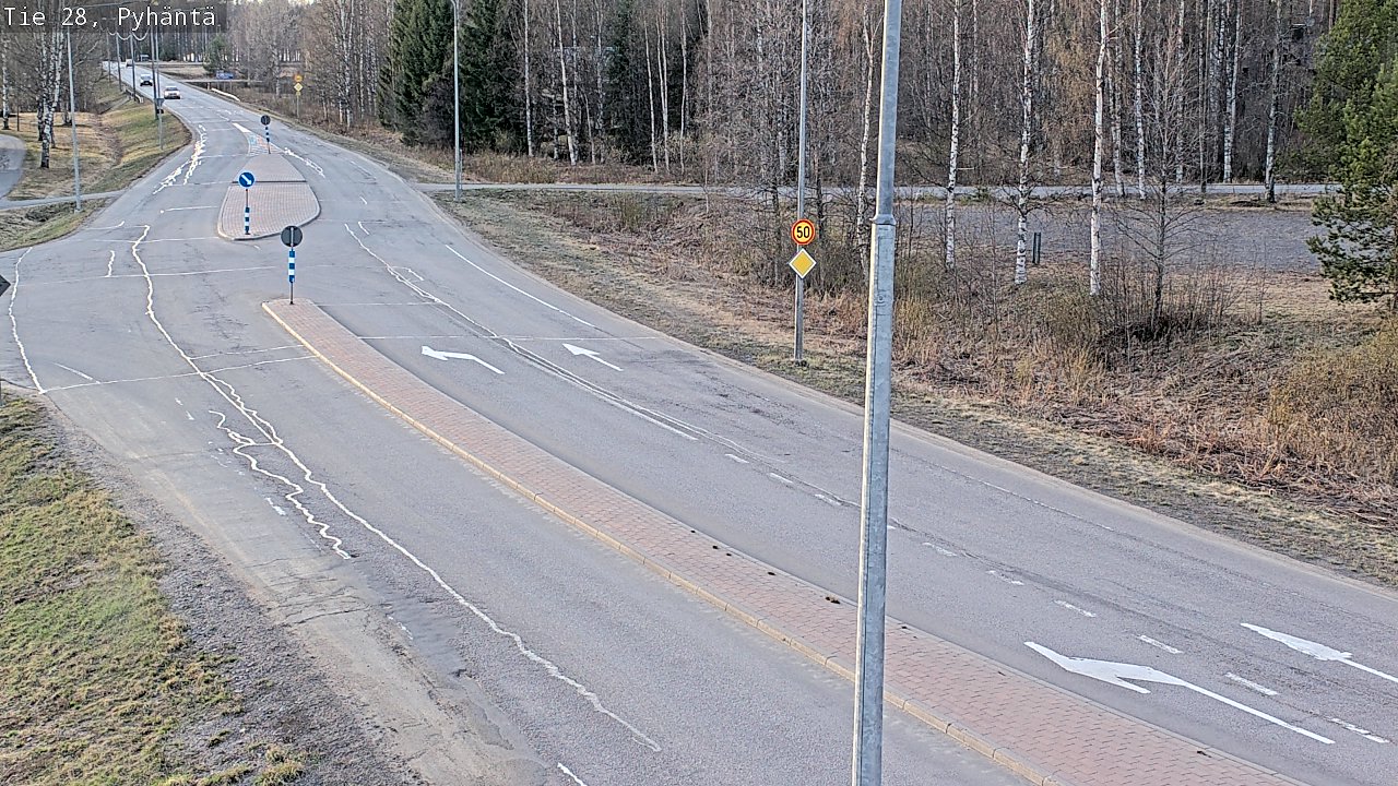 Kelikamerat Kuva Tie 28 Pyhäntä, Pyhäntä, Pohjois-Pohjanmaa