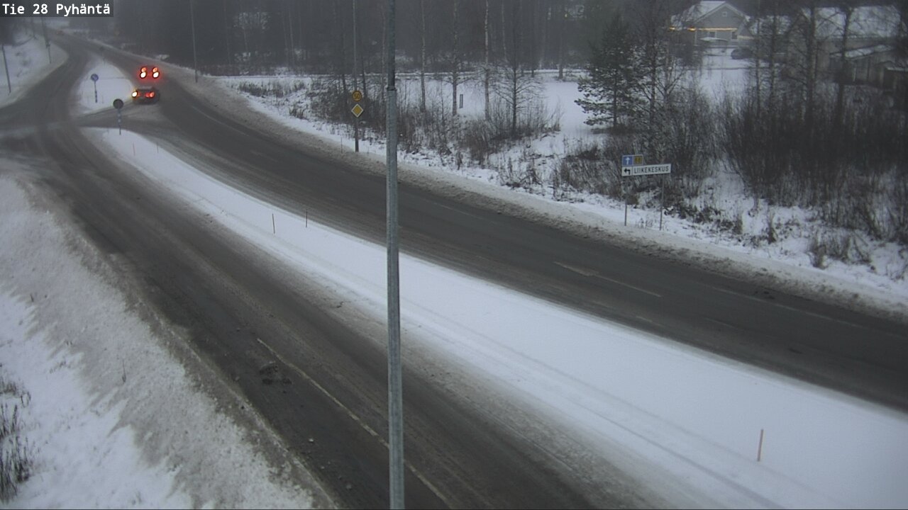 Weather Camera Image Road 28 Pyhäntä, Pyhäntä, Pohjois-Pohjanmaa